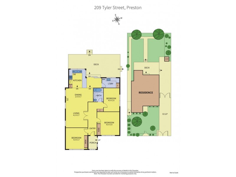 209 Tyler Street, Preston VIC 3072 Floorplan
