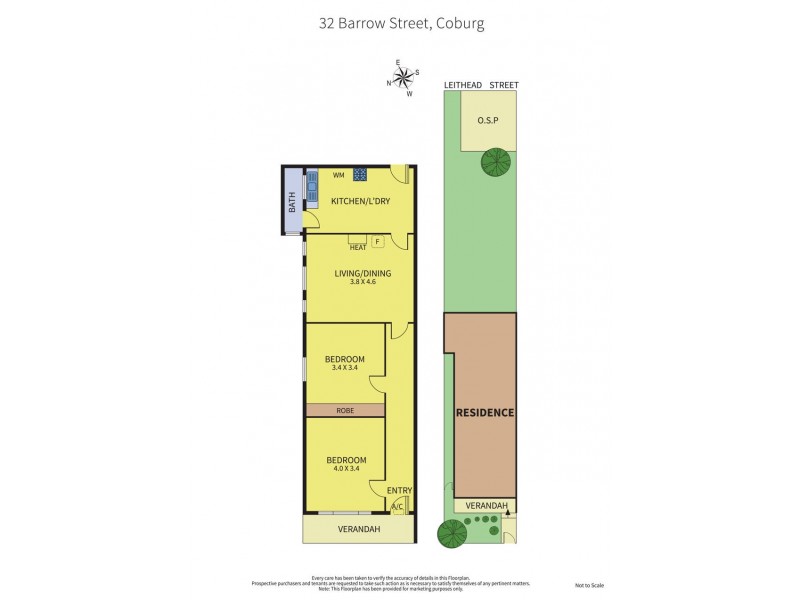 32 Barrow Street, Brunswick VIC 3056 Floorplan
