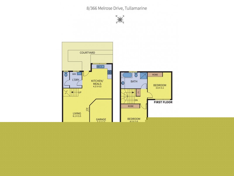 8/366 Melrose Drive, Tullamarine VIC 3043 Floorplan