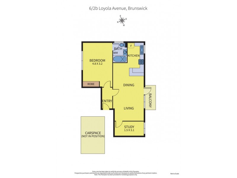 6/2b Loyola Avenue, Brunswick VIC 3056 Floorplan