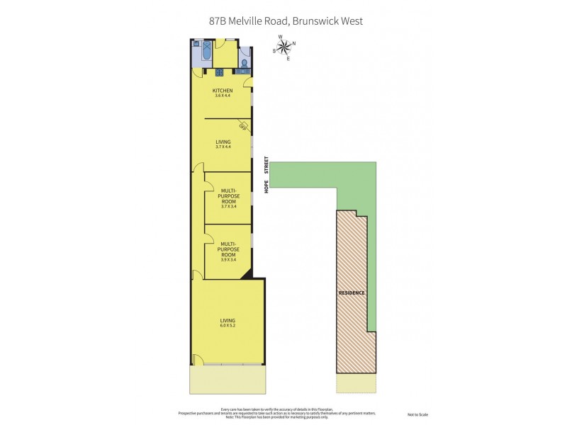 87b Melville Road, Brunswick West VIC 3055 Floorplan
