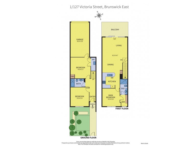 1/127 Victoria Street, Brunswick East VIC 3057 Floorplan