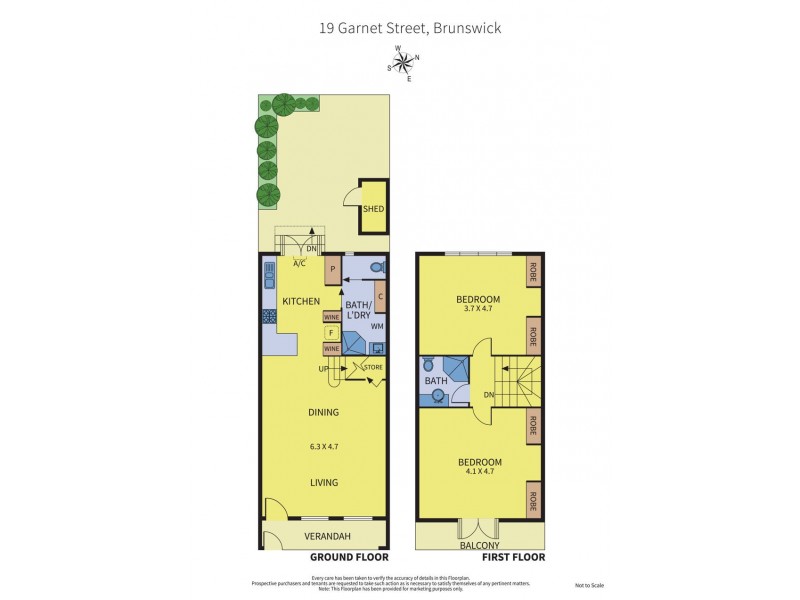 19 Garnet Street, Brunswick VIC 3056 Floorplan