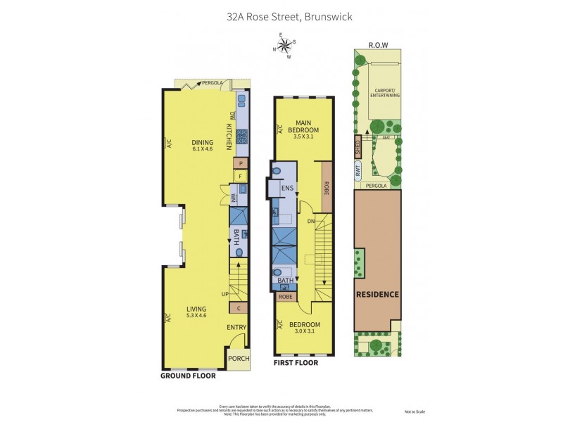 32a Rose Street, Brunswick VIC 3056 Floorplan