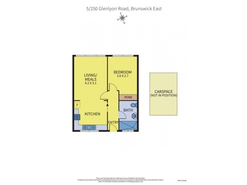 5/250 Glenlyon Road, Brunswick East VIC 3057 Floorplan