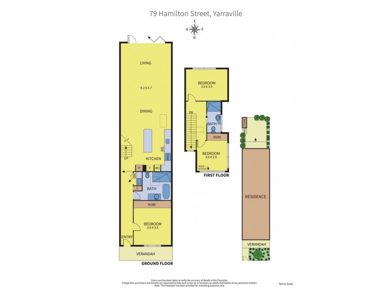 79 Hamilton Street, Yarraville VIC 3013 Floorplan