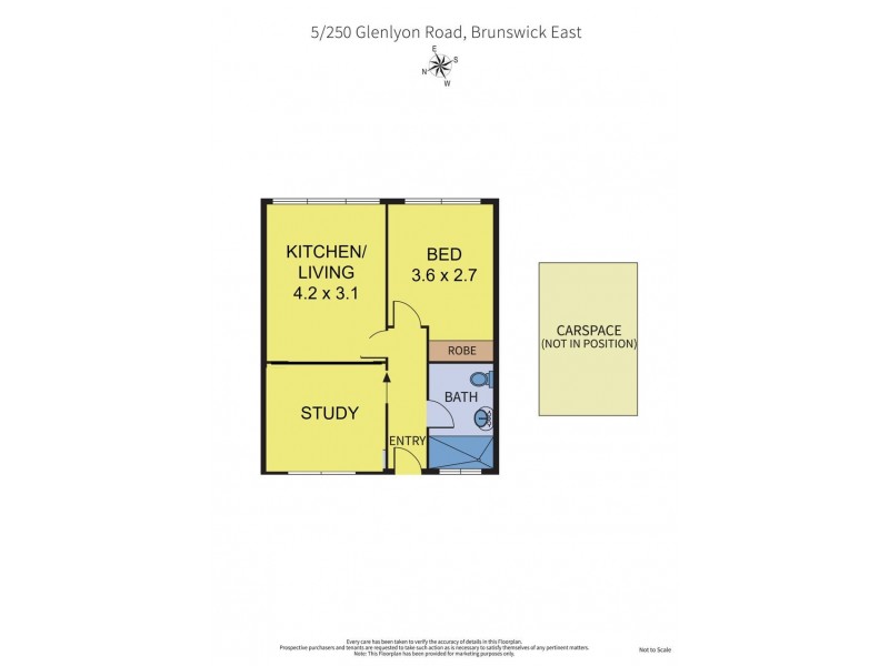 5/250 Glenlyon Road, Brunswick East VIC 3057 Floorplan