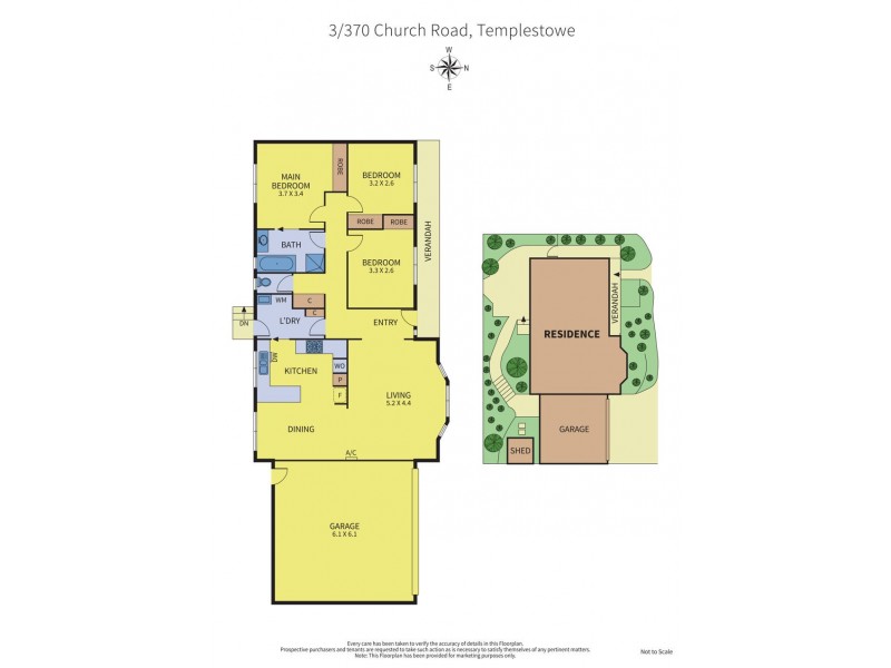 3/370 Church Road, Templestowe VIC 3106 Floorplan