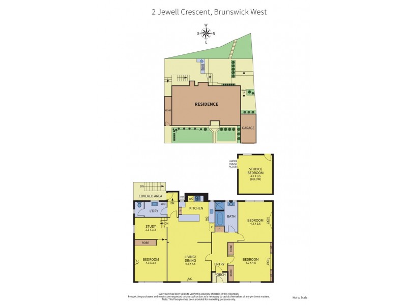 2 Jewell Cres, Brunswick West VIC 3055 Floorplan