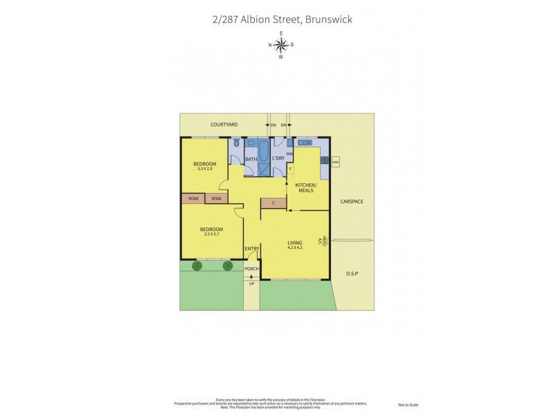 2 & 3/287 Albion Street, Brunswick VIC 3056 Floorplan