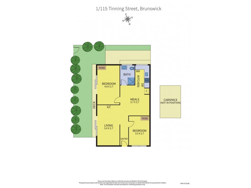 1/115 Tinning Street, Brunswick VIC 3056 Floorplan