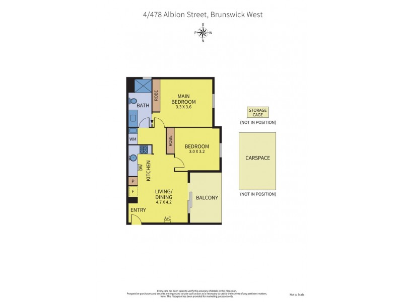 4/478 Albion Street, Brunswick West VIC 3055 Floorplan