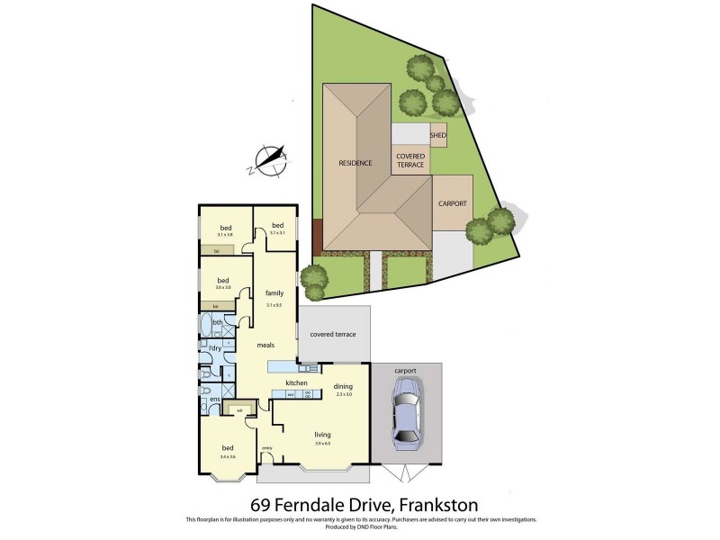 69 Ferndale Drive, Frankston VIC 3199 Floorplan