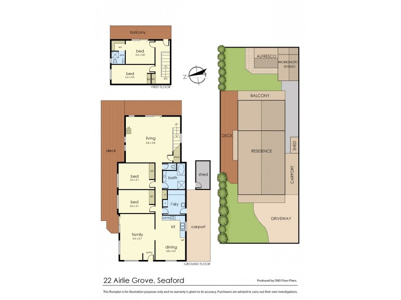 22 Airlie Grove, Seaford VIC 3198 Floorplan
