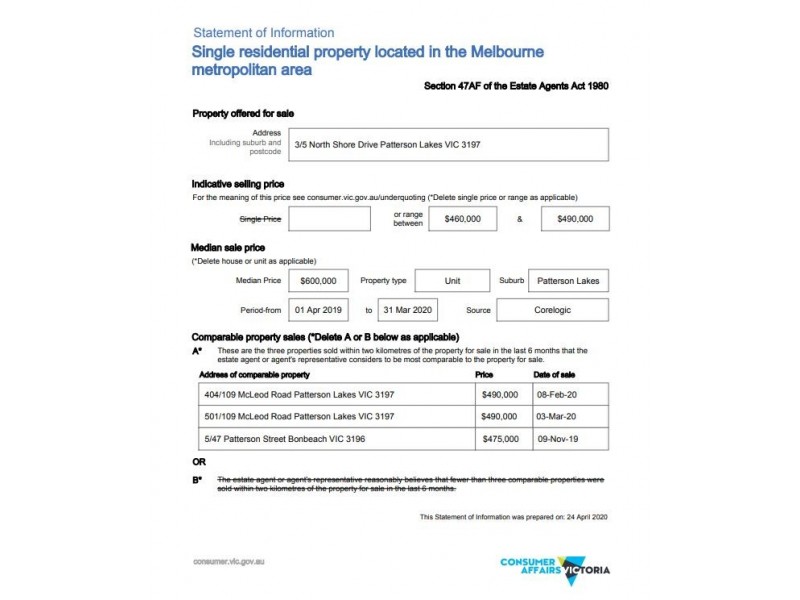 3/5 Northshore Drive, Patterson Lakes VIC 3197