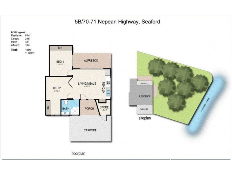 5B/70-71 Nepean Highway, Seaford VIC 3198 Floorplan