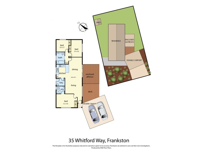 35 Whitford Way, Frankston VIC 3199 Floorplan