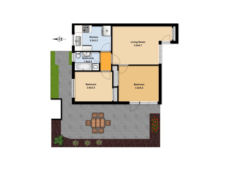 3/9 Whitmuir Road, Bentleigh VIC 3204 Floorplan