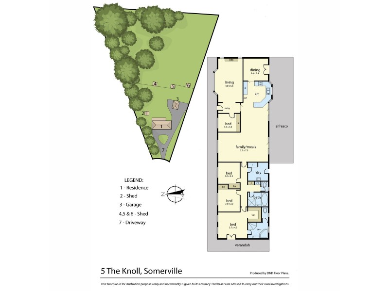 5 The Knoll, Somerville VIC 3912 Floorplan