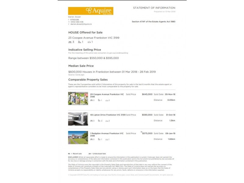 23 Coogee Avenue, Frankston VIC 3199