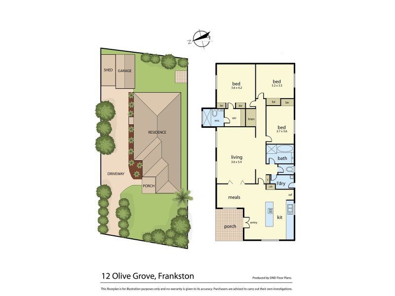 12 Olive Grove, Frankston VIC 3199 Floorplan