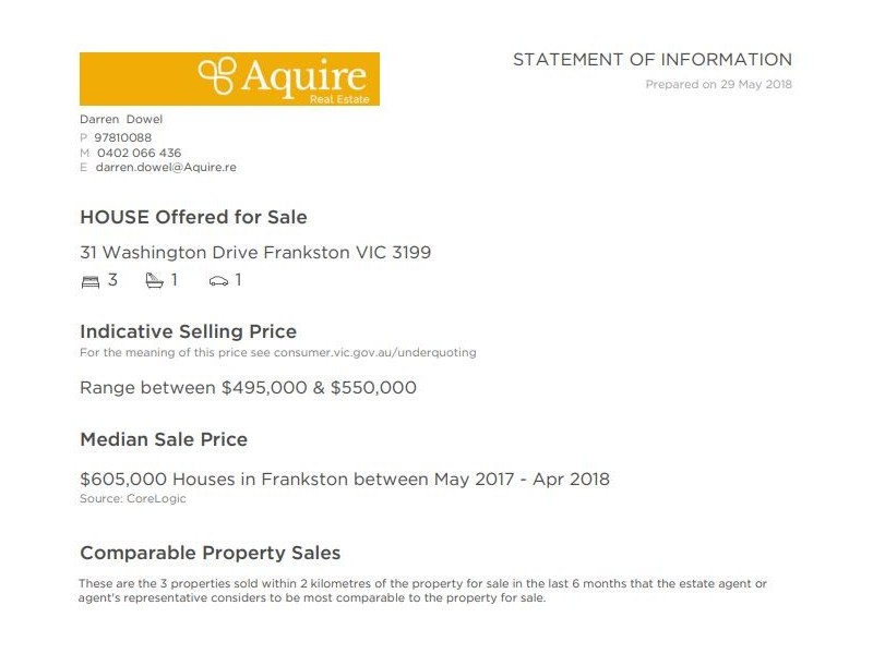 31 Washington Drive, Frankston VIC 3199