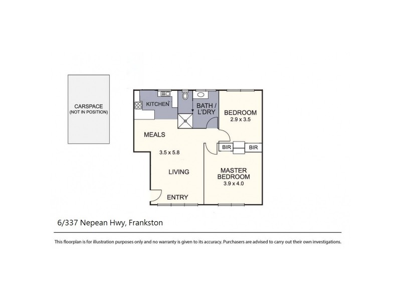 6/337 Nepean Highway, Frankston VIC 3199 Floorplan