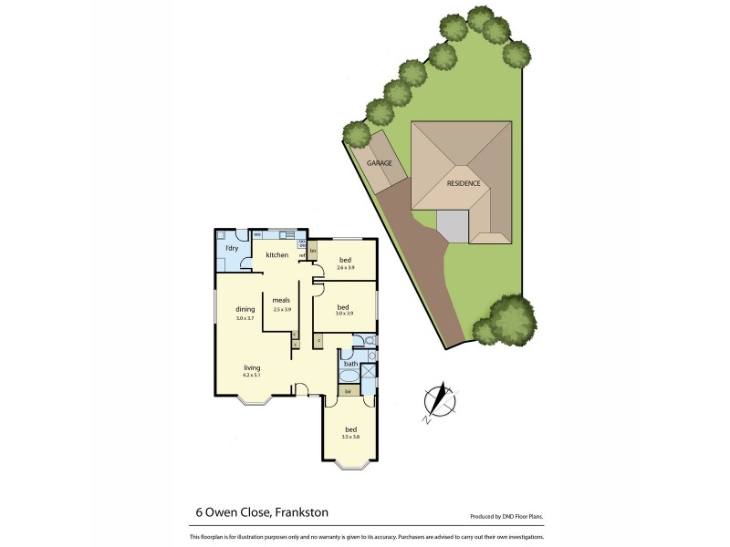 6 Owen Close, Frankston VIC 3199 Floorplan