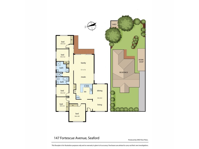 147 Fortescue Avenue, Seaford VIC 3198 Floorplan
