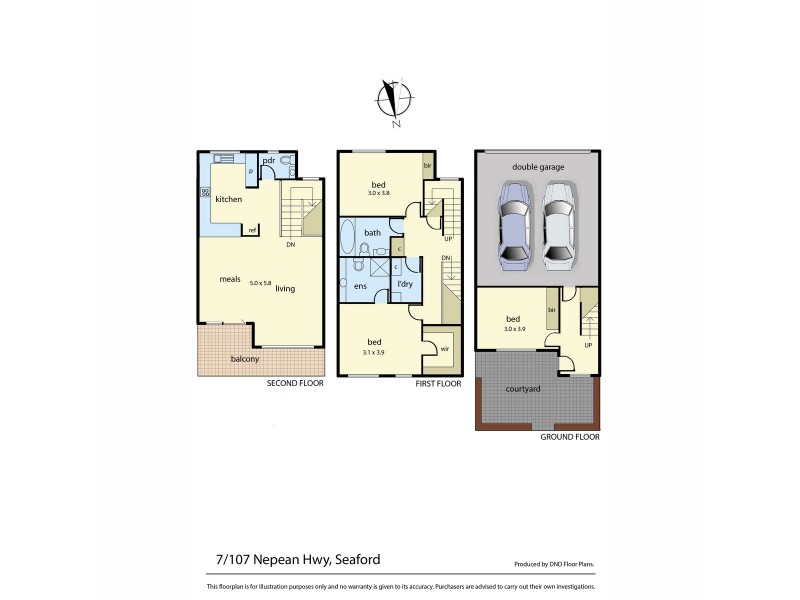 7/107 Nepean Highway, Seaford VIC 3198 Floorplan