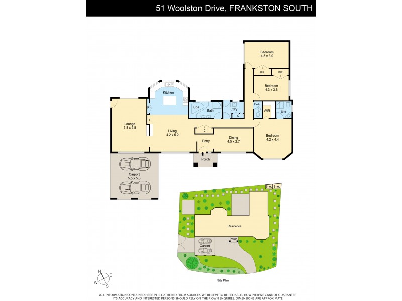 51 Woolston Drive, Frankston South VIC 3199 Floorplan