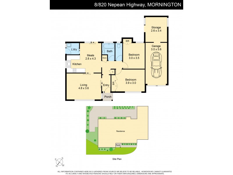 8/820 Nepean Highway, Mornington VIC 3931 Floorplan