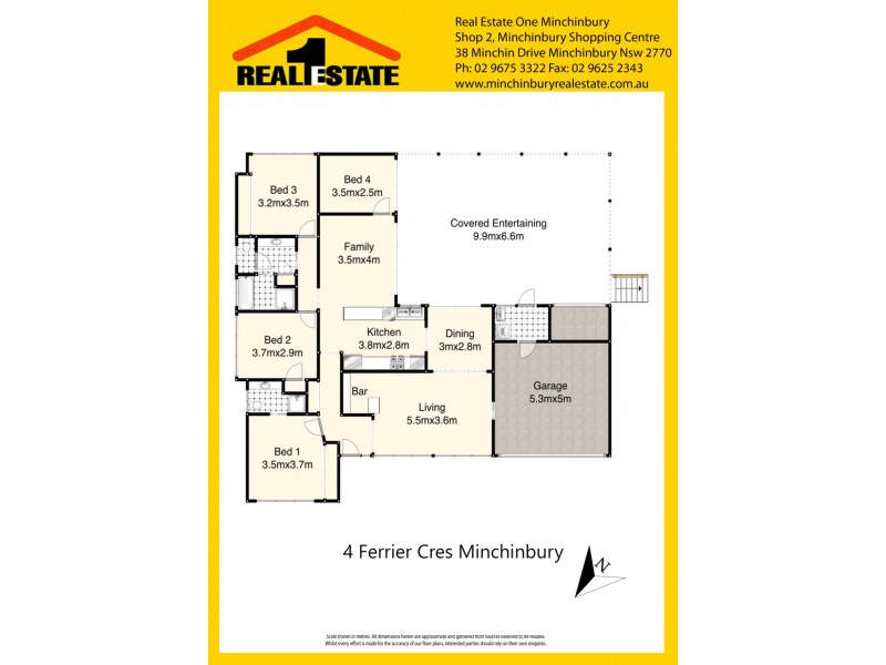 4 Ferrier Crescent, Minchinbury NSW 2770 Floorplan