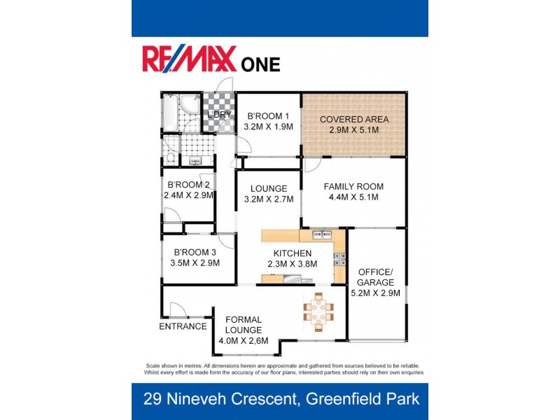 29 Nineveh Crescent, Greenfield Park NSW 2176 Floorplan