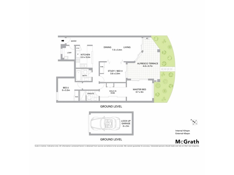 4/501 North Hill Drive, Robina QLD 4226 Floorplan