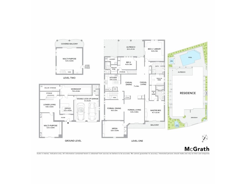 63 Manly Drive, Robina QLD 4226 Floorplan