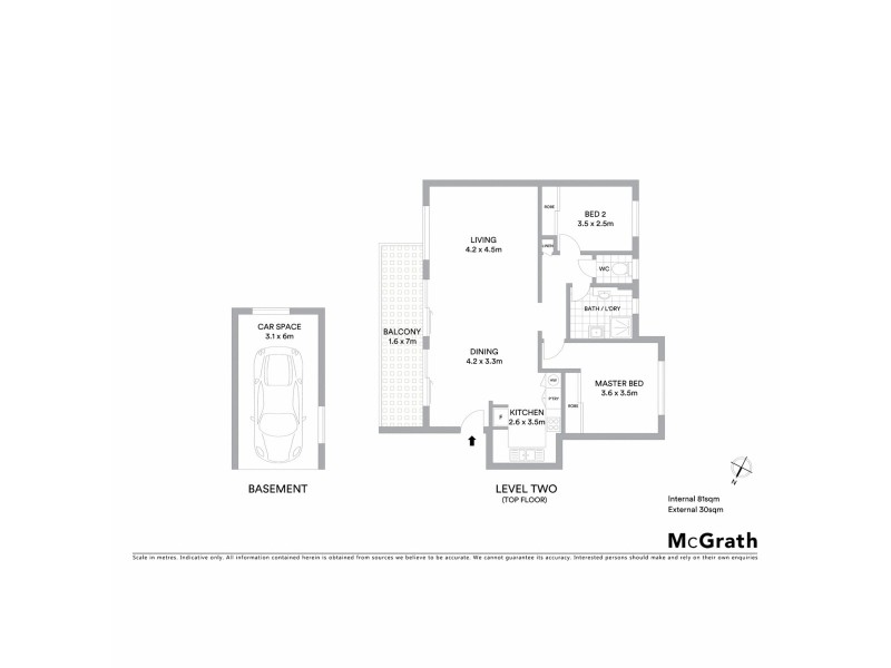 8/6 Twelfth Avenue, Palm Beach QLD 4221 Floorplan
