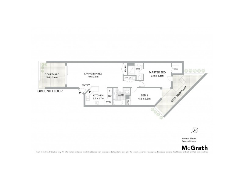 6/6 Fifth Avenue, Burleigh Heads QLD 4220 Floorplan
