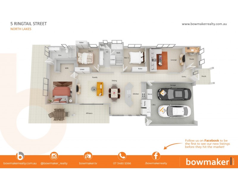 5 Ringtail Street, North Lakes QLD 4509 Floorplan