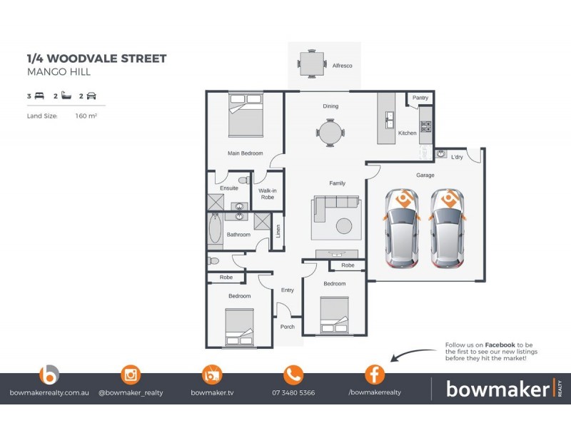 1/4 Woodvale Street, Mango Hill QLD 4509 Floorplan