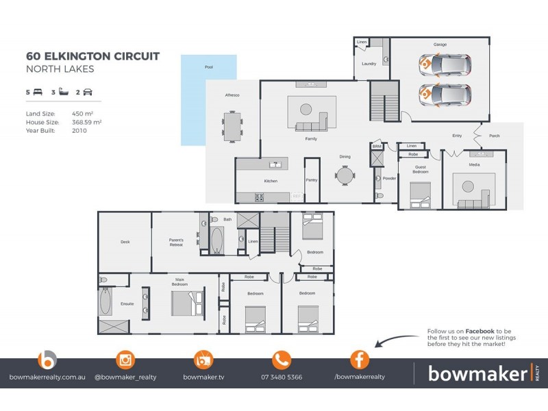 60 Elkington Circuit, North Lakes QLD 4509 Floorplan