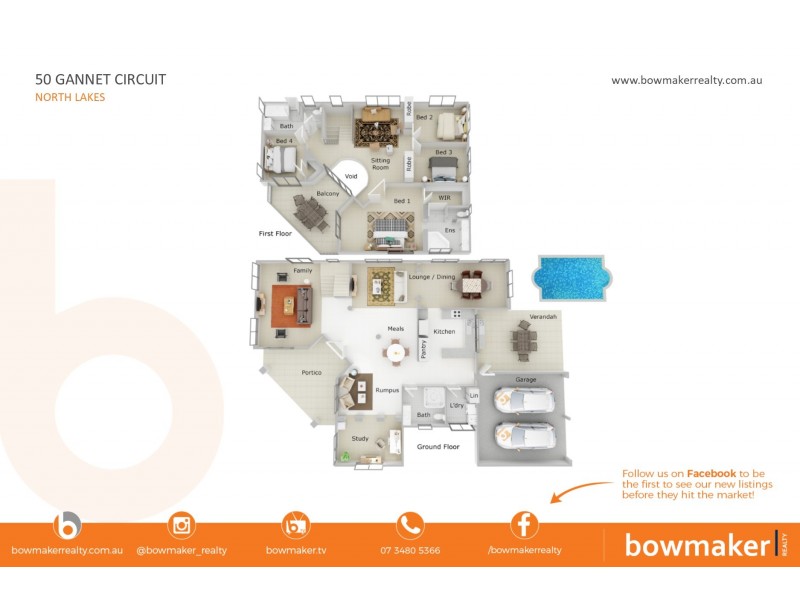 50 Gannet Circuit, North Lakes QLD 4509 Floorplan