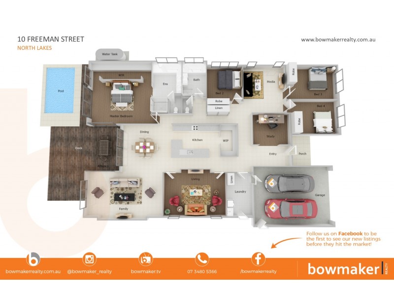 10 Freeman Street, North Lakes QLD 4509 Floorplan