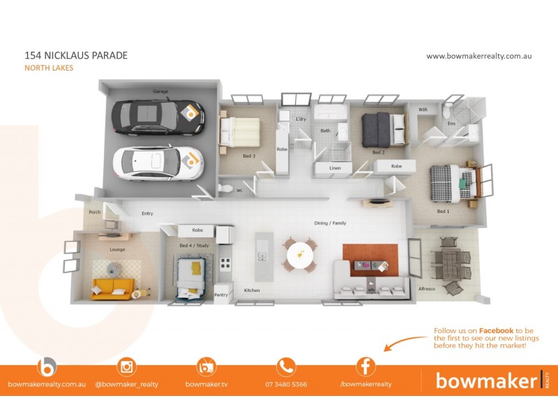 154 Nicklaus Parade, North Lakes QLD 4509 Floorplan