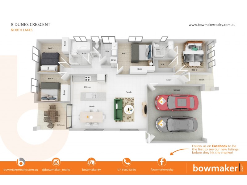 8 Dunes Crescent, North Lakes QLD 4509 Floorplan