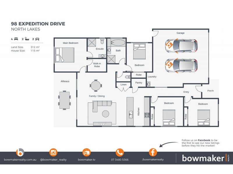 98 Expedition Drive, North Lakes QLD 4509 Floorplan