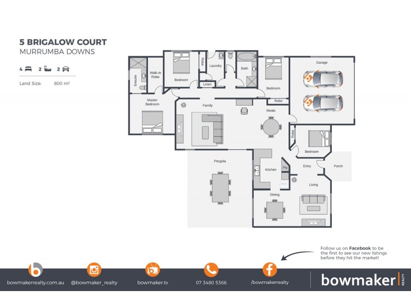 5 Brigalow Court, Murrumba Downs QLD 4503 Floorplan