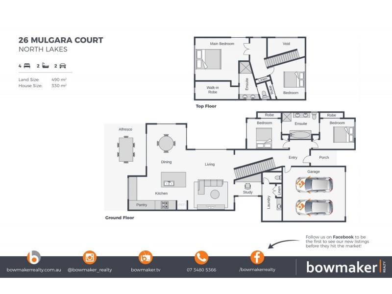 26 Mulgara Court, North Lakes QLD 4509 Floorplan
