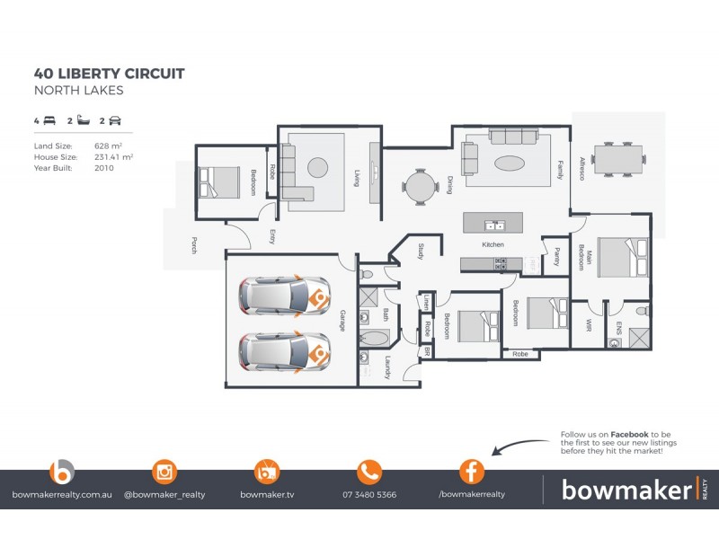 40 Liberty Circuit, North Lakes QLD 4509 Floorplan