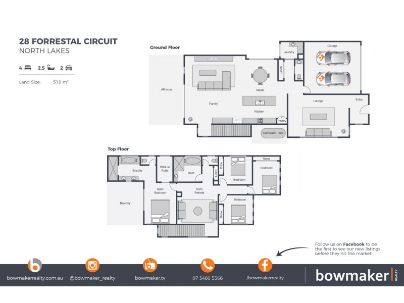 28 Forrestal Circuit, North Lakes QLD 4509 Floorplan